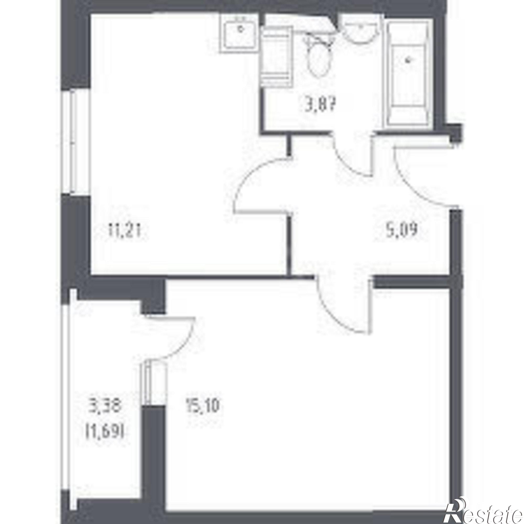 Купить квартиру за 3 350 000 рублей на ул Александра Кудашева, 96