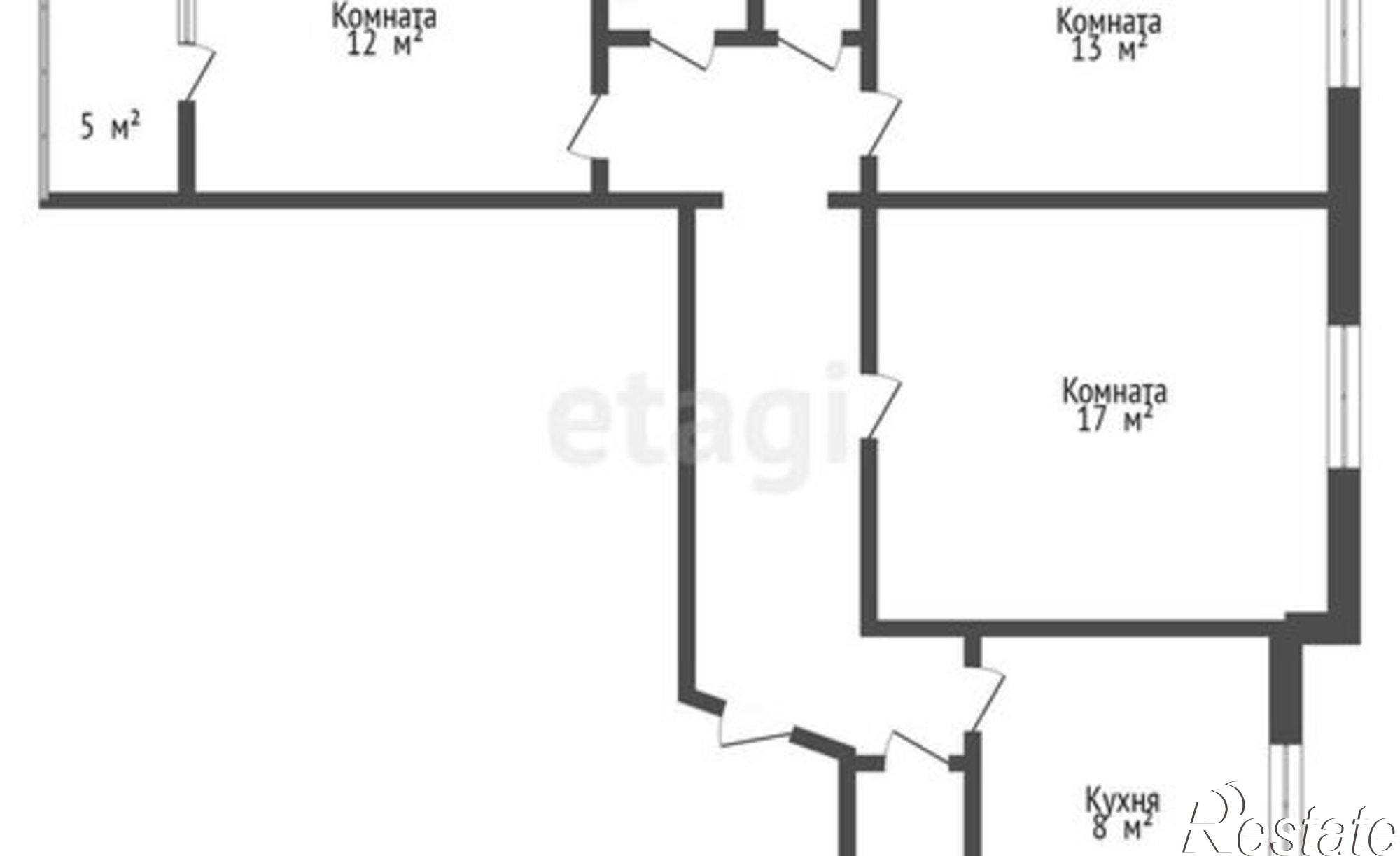 Купить квартиру за 4 900 000 рублей на ул Гидротехническая, 33