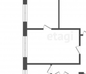 3-комн, 51кв м, этаж 9/9 Московский пр-кт, 47