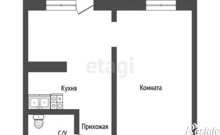 1-комн квартира ул 70 лет Октября, 11,  д. 11