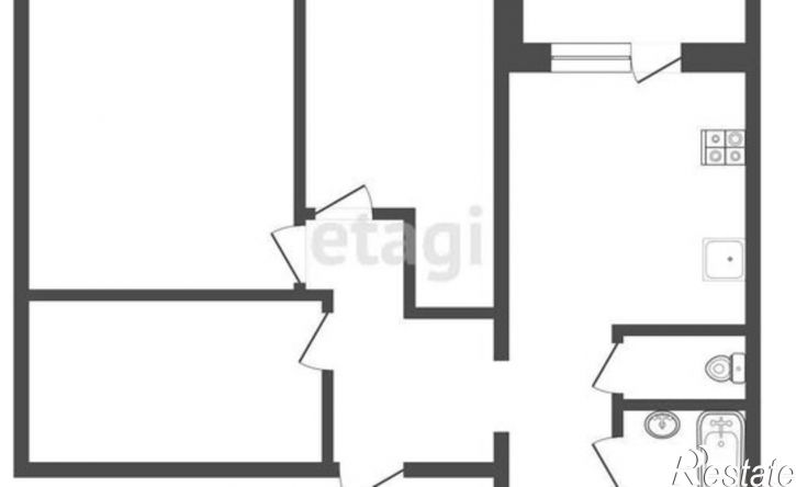 2-комн квартира ул Спортивная, 85,  д. 85