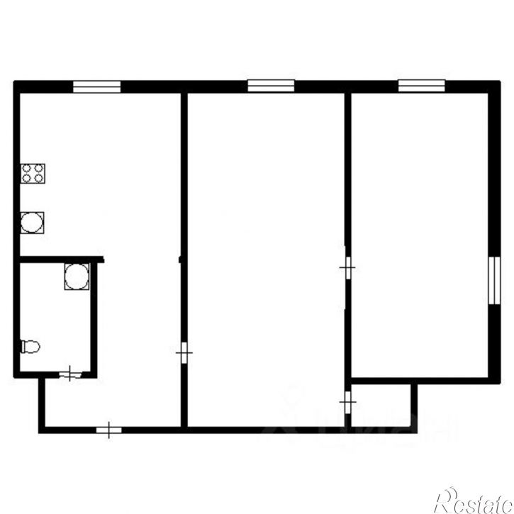 2-комн квартира ул Комсомольская, 121,  д. 121