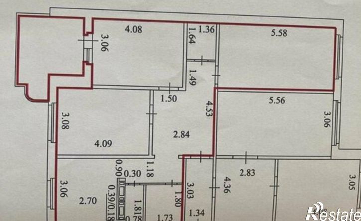 3-комн квартира ул Гидротехническая, 28б,  д. 28б