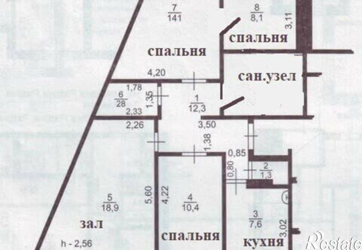 4-комн квартира ул Ворошилова, 67,  д. 67