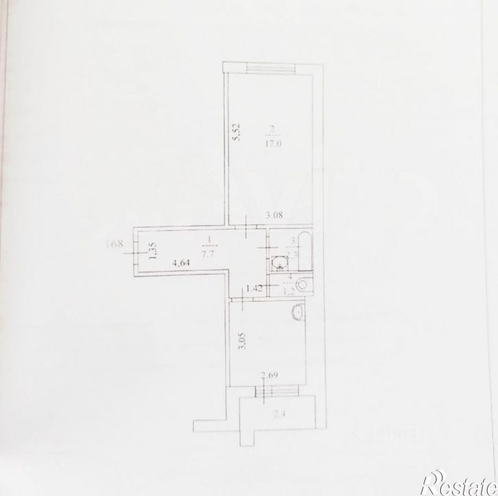 1-комн квартира Рябиновый б-р, 1,  д. 1