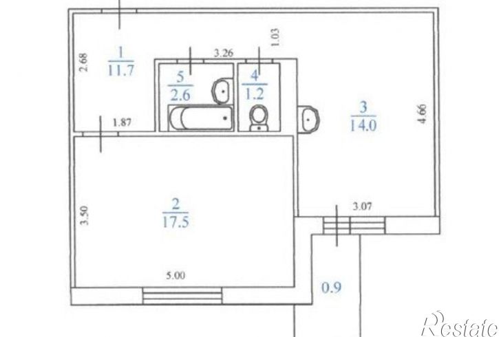 1-комн квартира ул Автостроителей, 1,  д. 1