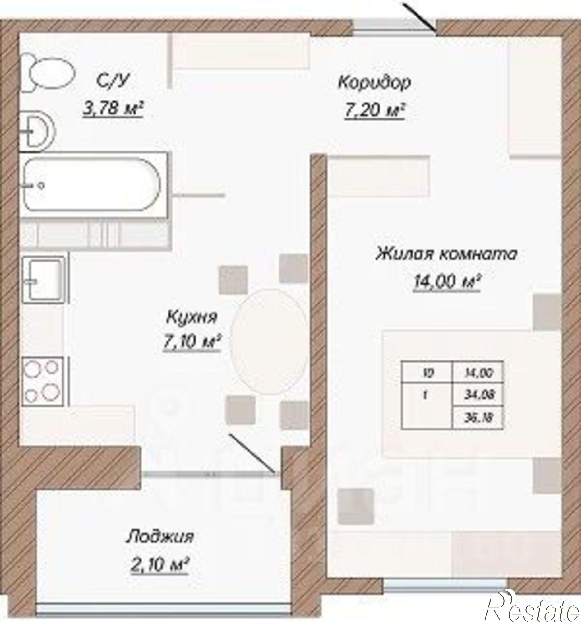 Купить квартиру за 4 090 600 рублей