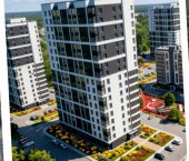 1-комн, 37 кв м, этаж 3/17 