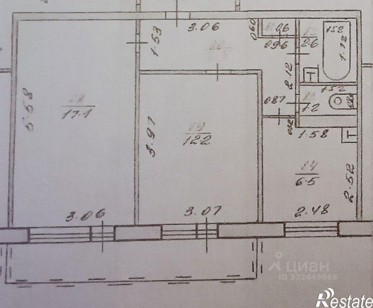 2-комн квартира ул Громовой, 34,  д. 34