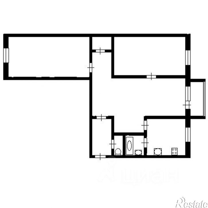 3-комн квартира ул Мира, 70,  д. 70