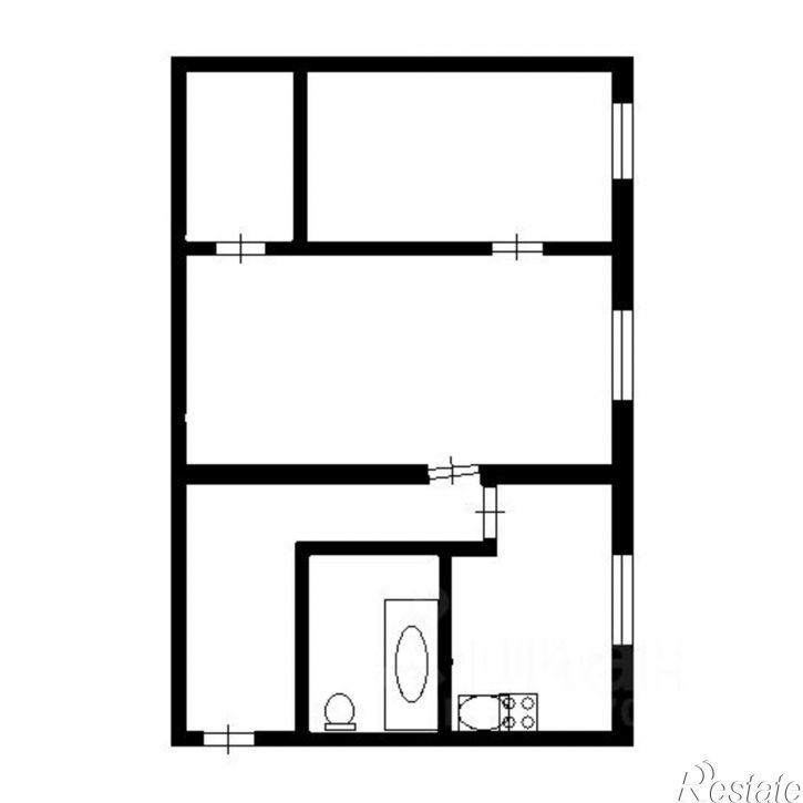 2-комн квартира ул Макарова, 8,  д. 8