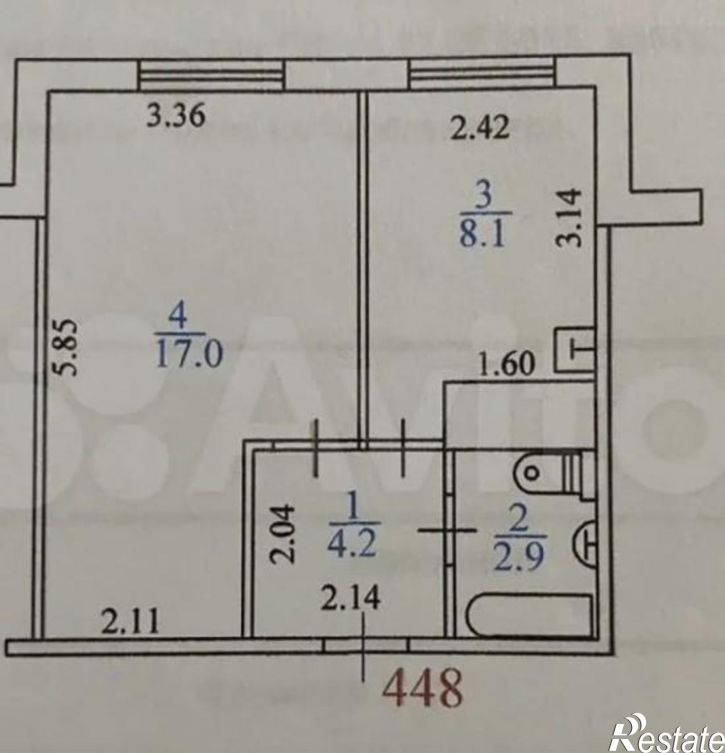 1-комн квартира Фрунзе, 31