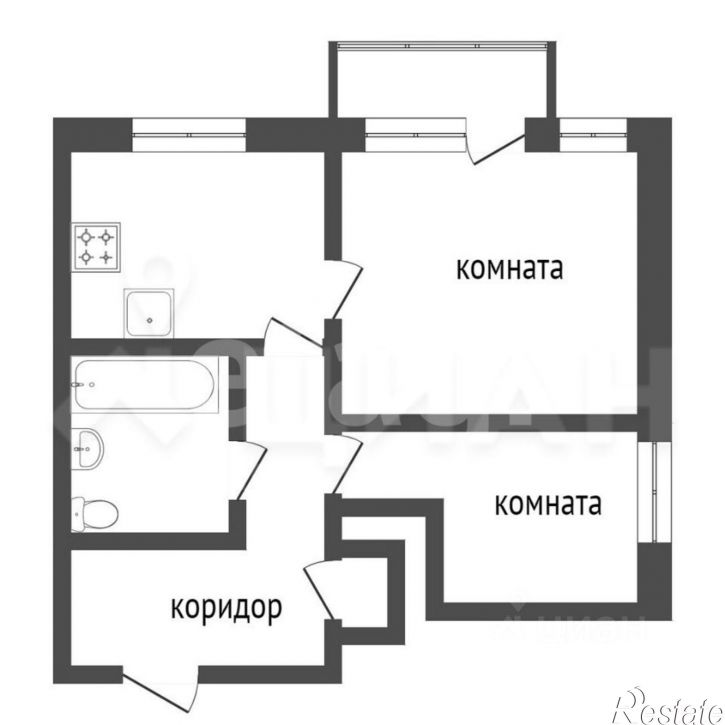 2-комн квартира ул Космодемьянской, 3,  д. 3