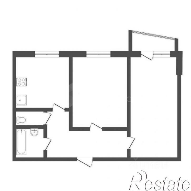 2-комн квартира улица Свердлова, 14,  д. 14