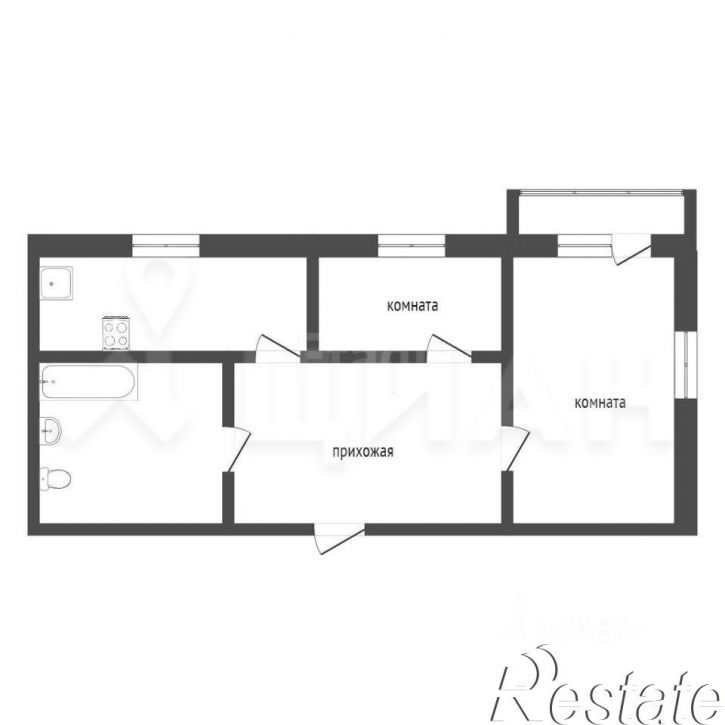 2-комн квартира проспект Степана Разина, 18,  д. 18